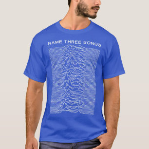 T-shirt Nom Trois chansons Posez punk mème mashup mème