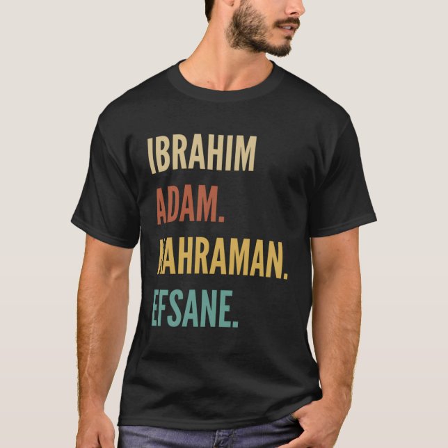 T-shirt Nom turc Ibrahim (Devant)