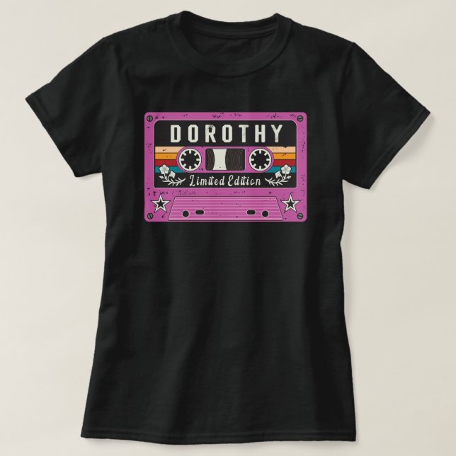 T-shirt Nom vintage Dorothy (Design devant)