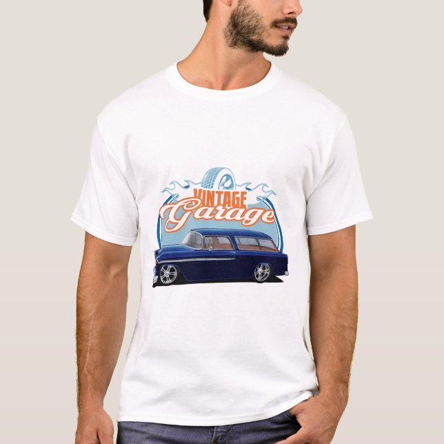 T-shirt Nomade vintage de garage (Devant)