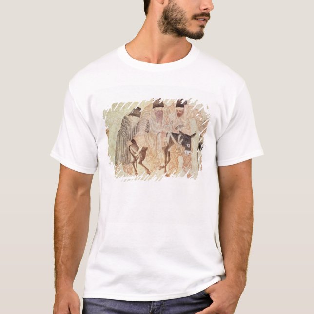 T-shirt Nomades mongols avec un âne, XVème siècle (Devant)