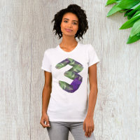 Nombre 3 Géométrique Dégradé Low Poly