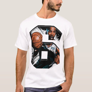 T-shirt Nombre de basket-ball Six