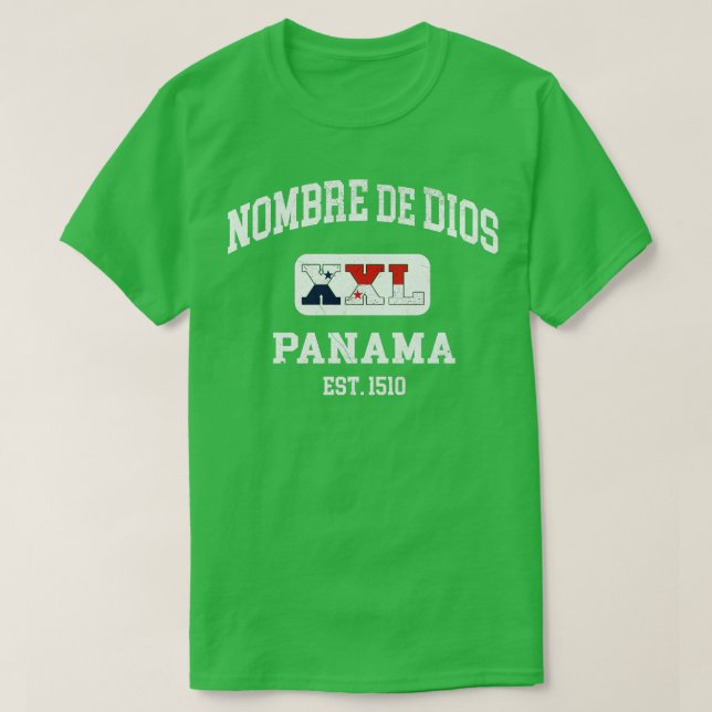 T-shirt Nombre de Dios Panama XXL Design sportif 1 (Design devant)