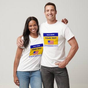 T-shirt Nombre fait sur commande de bavoir