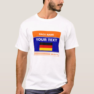 T-shirt Nombre fait sur commande de bavoir