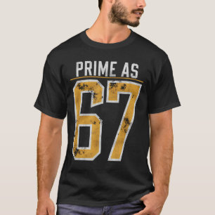 T-shirt Nombre premier comme 67 