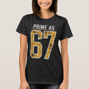 T-shirt Nombre premier comme 67