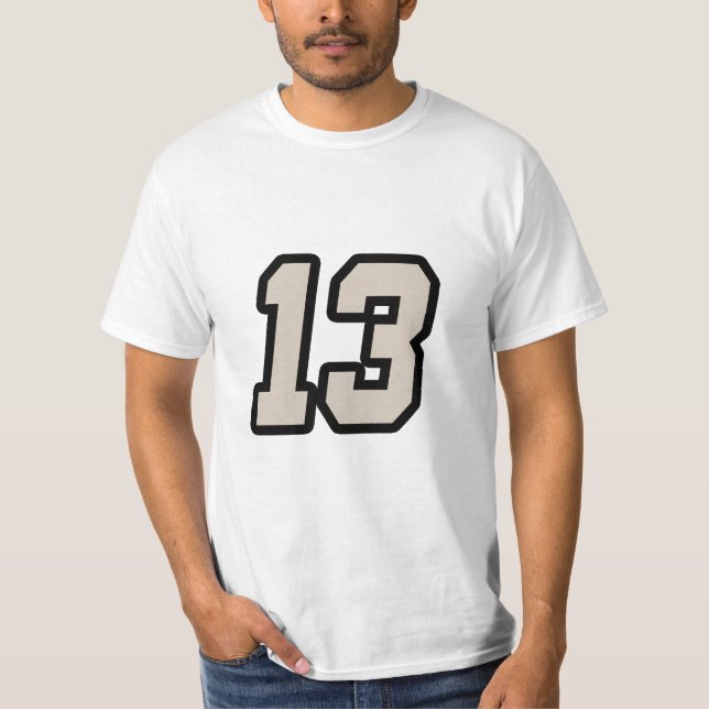 T-shirt Nombre Treize 13 (Devant)