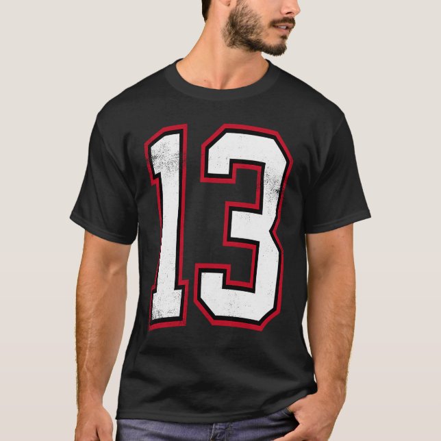 T-shirt Nombre Treize 13 (Devant)