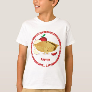 T-shirt Nombres de personnage de dessin animé de tarte au