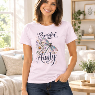 T-shirt Nommée Tante Libellule Annonce de Grossesse