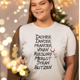 T-shirt Noms amusants des vignerons Noël