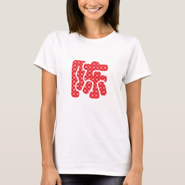 T-shirt Noms de famille chinois (Devant)