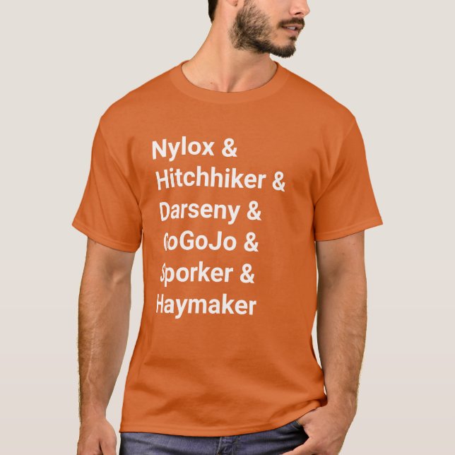 T-shirt Noms de Laghut en arrière (Devant)
