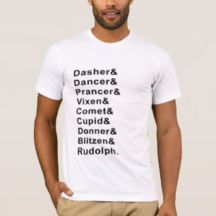 T-shirt Noms de renne