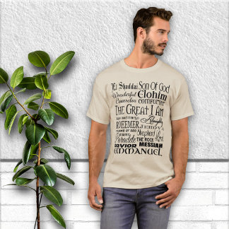 T-shirt Noms fantastiques de Dieu