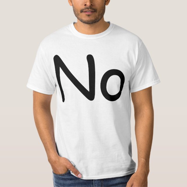 T-shirt Non (Devant)