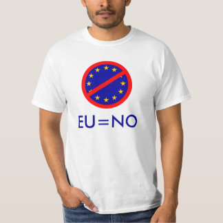 T-shirt Non à l'UE