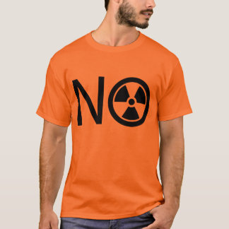 T-shirt Non au rayonnement et à l'énergie nucléaire