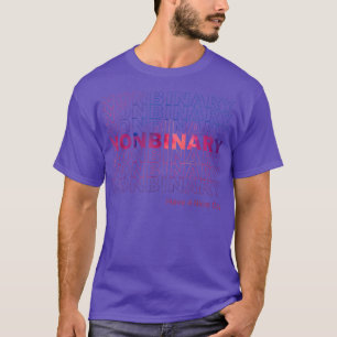 T-shirt non binaire LGBT Transgender Trans Pride T
