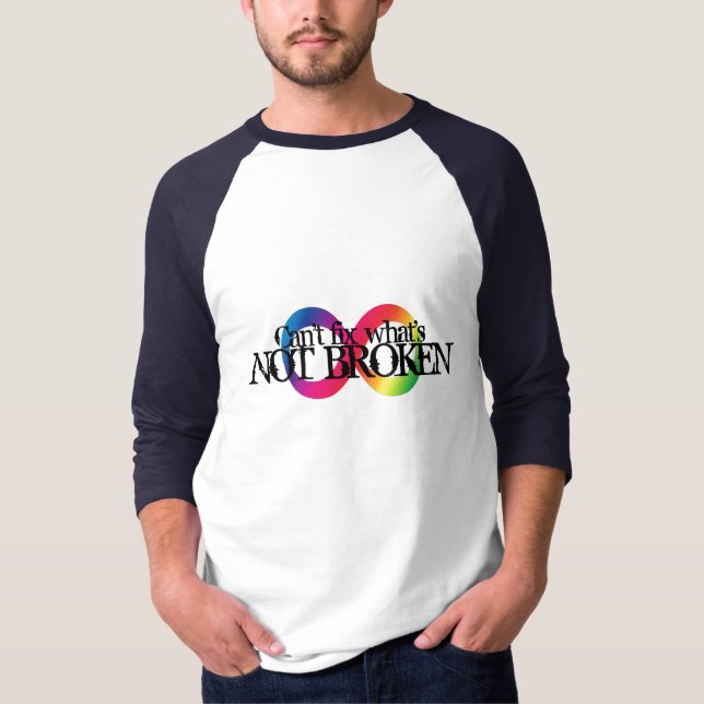 T-shirt Non cassé - Neurodiversity (Devant)