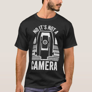 T-shirt Non, ce n'est pas un appareil photo - Illusion d'o