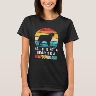 T-shirt Non Ce N'Est Pas Un Ours Chien De Terre-Neuve