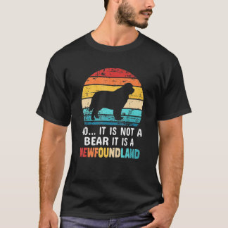T-shirt Non Ce N'Est Pas Un Ours Chien De Terre-Neuve
