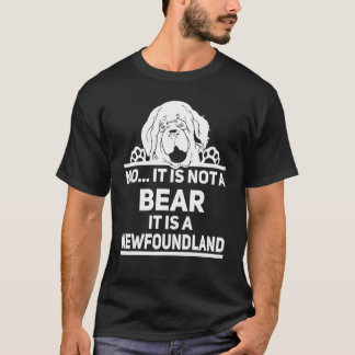 T-shirt Non Ce N'Est Pas Un Ours Chien De Terre-Neuve 2