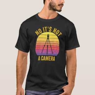 T-shirt Non Ce n'est pas une caméra Cartographe Surveyor T