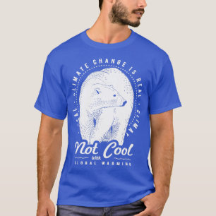 T-shirt Non Cool Avec Réchauffement climatique Ours Polair