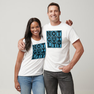 T-shirt Non coupable, innocent de tous les crimes