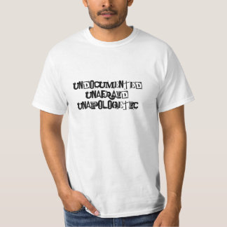 T-shirt Non documenté, sans peur, convaincu