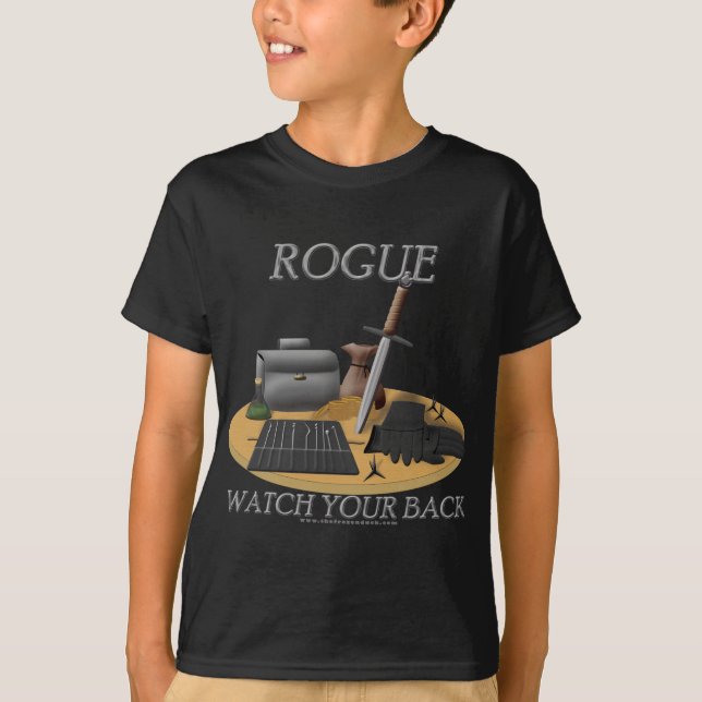 T-shirt Non fiable : Surveillez votre dos (Devant)