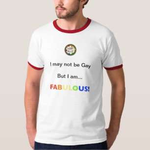 T-shirt Non gai, juste OUVRIER (allié de lgbt)