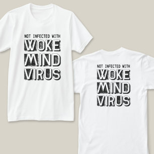 T-shirt Non infecté par le virus Woke Mind Couleurs person