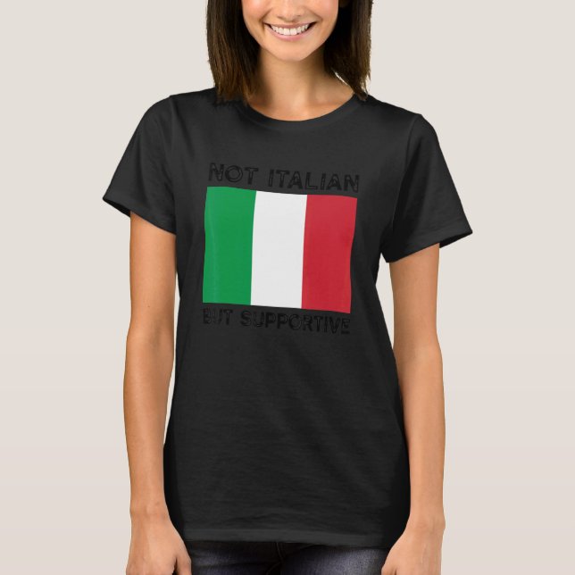 T-shirt Non Italien, mais favorable 12 (Devant)