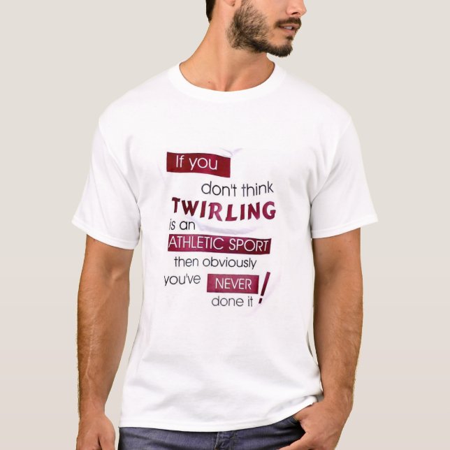 T-shirt Non jamais tournoyé (Devant)