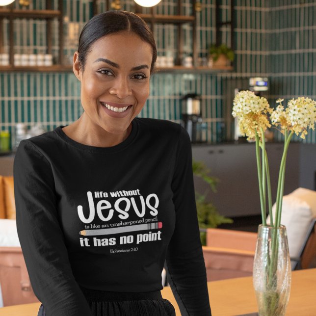 T-shirt NON, JÉSUS ? NON ! Citation chrétienne des femmes  (Créateur téléchargé)