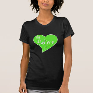 T-shirt Non le lymphome de Hodgkins croient le coeur