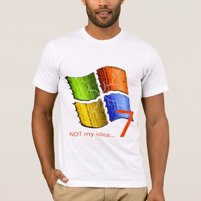 T-shirt NON mon idée (Devant)