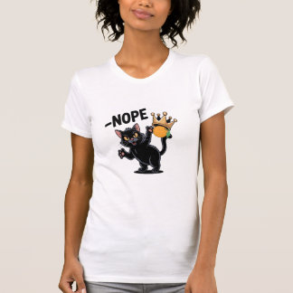 T-shirt Non, No Orange Kings dit Chat