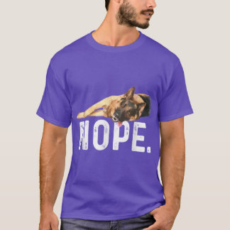 T-shirt Non Paresseux Amateur de Chien Berger Allemand