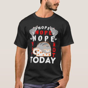 T-shirt Non Pas Aujourd'Hui Drôle Amoureux des chats Pour