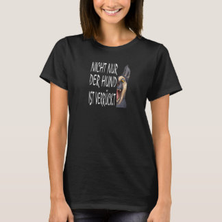 T-shirt Non seulement le chien est fou tête de chien