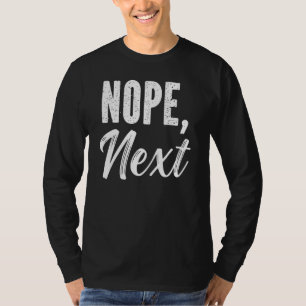 T-shirt Non Suivant Sarcasme Citation sarcastique