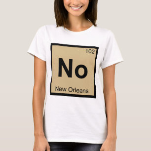 T-shirt Non - Symbole du tableau périodique de la chimie d