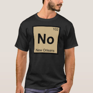 T-shirt Non - Symbole du tableau périodique de la chimie d