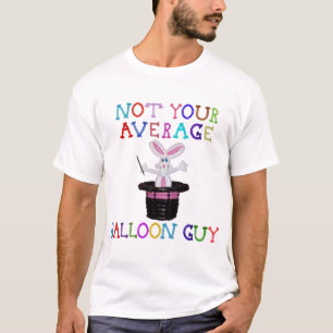 T-shirt Non votre lapin moyen de type de ballon dans le